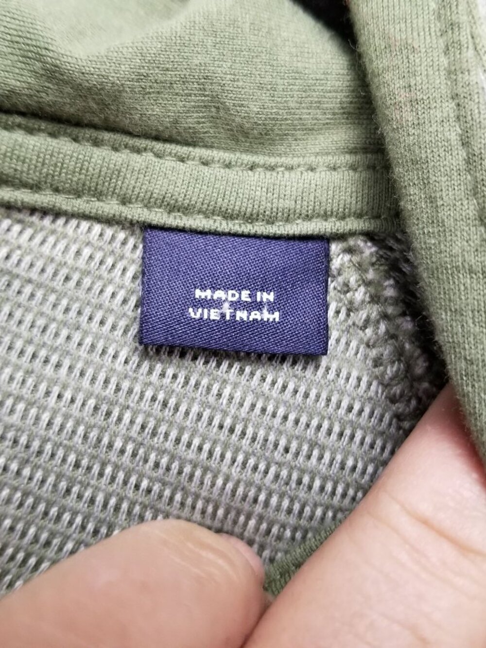 Cremieux Shirt Mens XL Green Striped Cotton Long Sleeve 1/4 Zip Sweatshirt - Picture 4 of 11